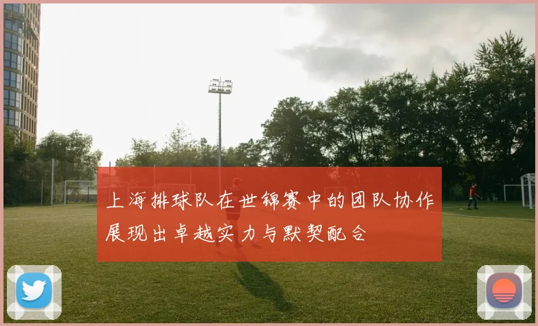 上海排球队在世锦赛中的团队协作展现出卓越实力与默契配合