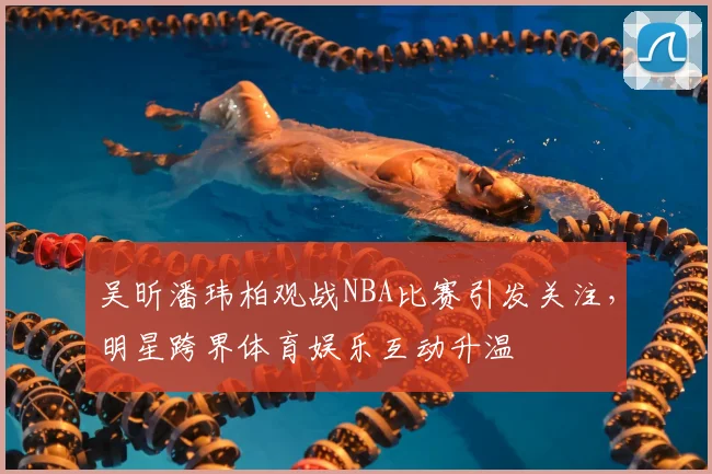 吴昕潘玮柏观战NBA比赛引发关注，明星跨界体育娱乐互动升温