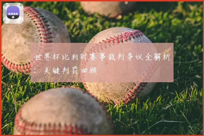 世界杯比利时赛事裁判争议全解析：关键判罚回顾